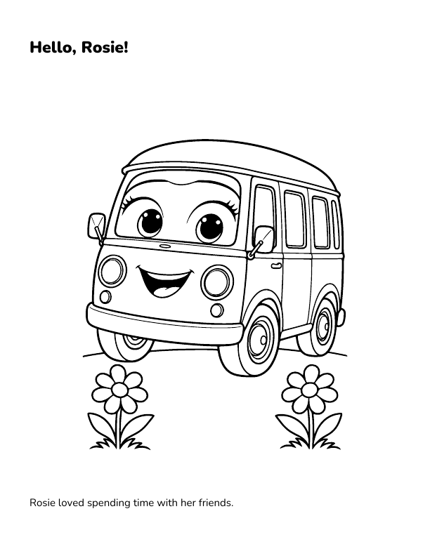 Selected preview from Rosie Makes Room for Everyone: Hello, Rosie!.