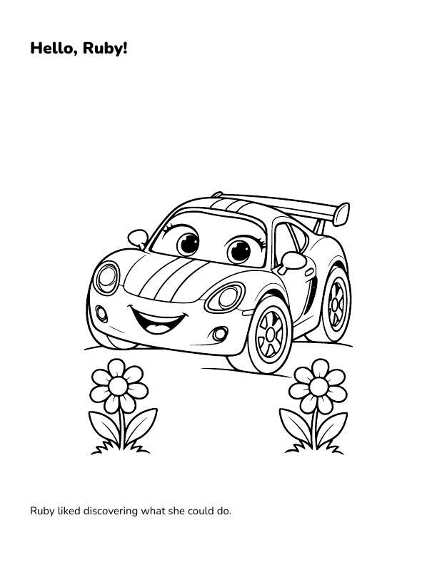 Selected preview from Ruby and the Unexpected Race: Hello, Ruby!.